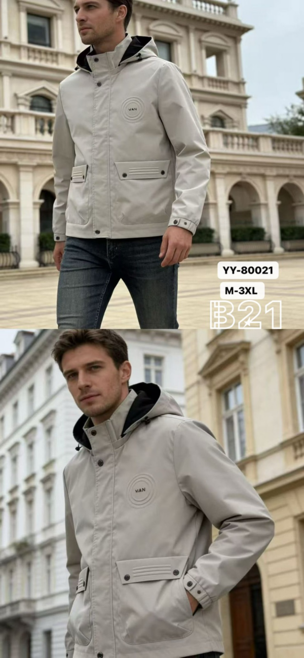 Kurtka męska cienka Roz M-3XL, 1 Kolor Paczka 5 szt